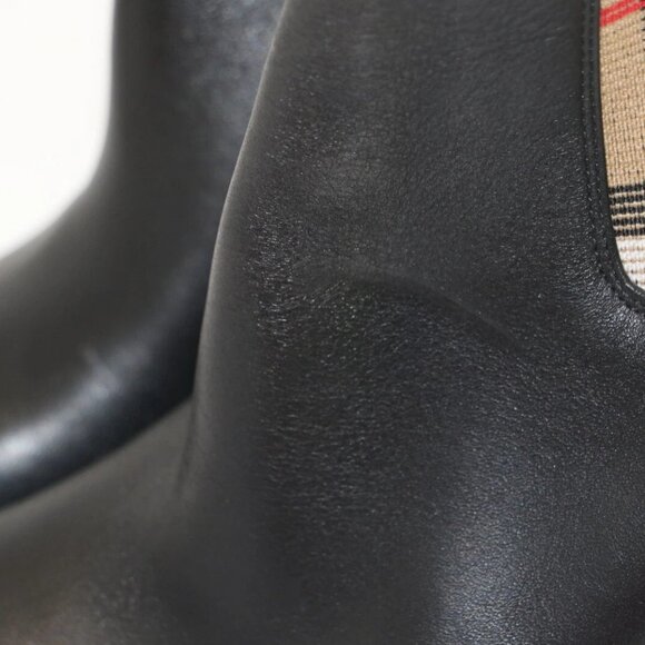 Burberry Women's Alderman High Heel Booties IT 38 US 8 - Picture 7 of 16